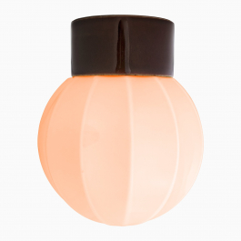 Lampa Deco rak pastellrosa/brun IP54