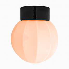 Lampa Deco rak pastellrosa/svart IP20