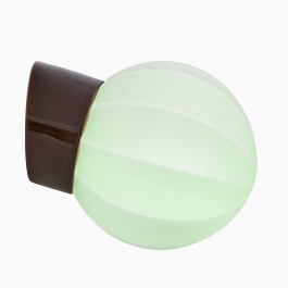 Lampa Deco sned pastellgrön/brun IP20