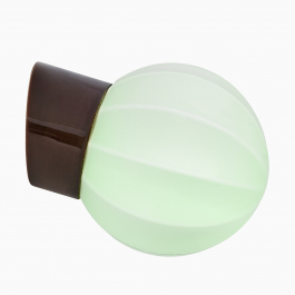 Lampa Deco sned pastellgrön/brun IP54