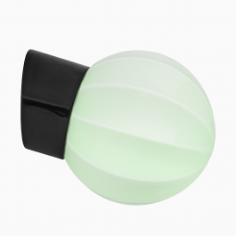 Lampa Deco sned pastellgrön/svart IP54
