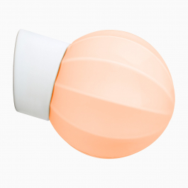 Lampa Deco sned pastellrosa/vit IP54