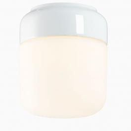 Ohm 140 H170 brun med opalglas - E27