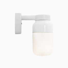 Ohm Wall 100 H210 brun med opalglas - E27