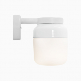 Ohm Wall 140 H205 brun med opalglas - E27