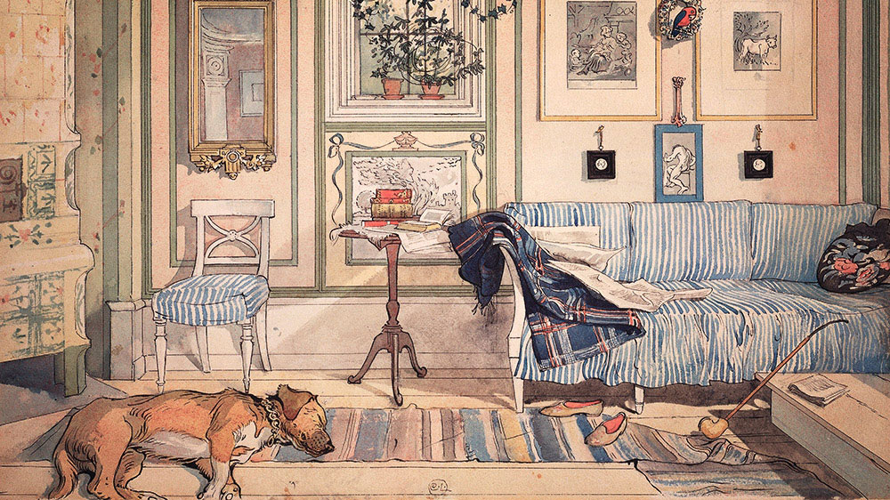 Målning av Carl Larsson.